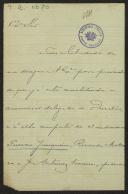 Carta de J. Antunes Viana a Teófilo Braga