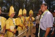 Visita a acampamento de escuteiros