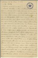 Carta de Teófilo Braga para Maria do Carmo Xavier de Barros Leite