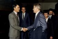 Visita de Ingvar Carlsson, Primeiro Ministro da Suécia, a Portugal