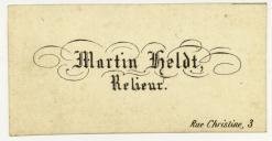 Cartão pessoal de Martin Keldt