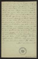 Rascunho de carta de Teófilo Braga