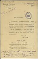 Carta de Émile Corra para Teófilo Braga