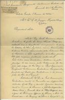 Carta de Manuel de Medeiros Lisboa para Teófilo Braga