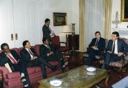 Visita dos membros das delegações do Governo angolano e da UNITA para a paz em Angola