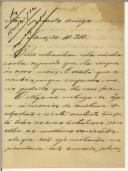 Carta de Ludovico de Menezes para Manuel Teixeira Gomes
