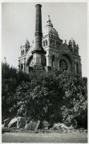 Fotografia do Santuário do Sagrado Coração de Jesus, localizado no alto do Monte Santa Luzia, em Viana do Castelo