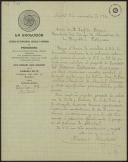 Carta de Horácio Bentabol a Teófilo Braga