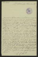 Carta de José Maria Pedroso a Teófilo Braga