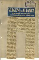 Viagem de Aliança - peregrinação por quase toda a História de Portugal e da Grã-bretanha