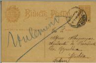 Bilhete postal de José Pedro Muralha para Bernardo de Albuquerque do Amaral Cardoso