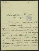 Carta de António Coelho a Teófilo Braga