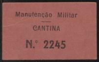Manutenção Militar - Cantina n.º 2245