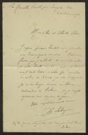 Carta de Phileas Lebesgue a Teófilo Braga