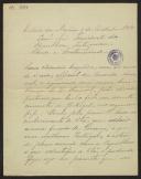 Carta do Tenente Catão José de Moura Rosa