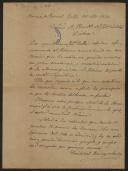 Carta de Crístóbal Domingo Sanchez a Teófilo Braga