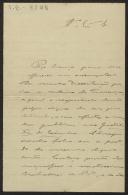 Carta de João Baptista Ribeiro Coelho a Teófilo Braga