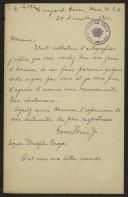 Carta de Hower Novier Junior a Teófilo Braga