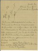 Carta de João da Rocha Salgueiro para Sidónio Pais