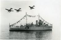 Fotografia do navio Aviso de 2ª classe “NRP Gonçalo Velho” ao serviço da Marinha Portuguesa