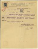 Carta da Livraria <span class="hilite">Chardron</span> - Lello & Irmão para Teófilo Braga