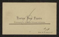 Cartão de visita de Henrique Jorge Figanier