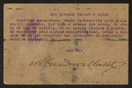 Bilhete-postal de Machado, da Escola Industrial Fonseca Benevide,  M. a Teófilo Braga