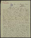 Carta de Pedro Closas a Teófilo Braga