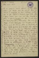 Carta de Joaquim de Araújo a Teófilo Braga