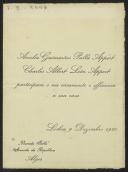 Participação do casamento