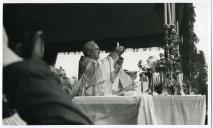 Fotografia do legado papal Benedetto Aloisi Masella, em Fátima, durante uma homilia na Basílica de Nossa Senhora do Rosário