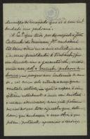 Carta de Eça de Almeida, professor efectivo do Liceu de Pedro Nunes, a Teófilo Braga