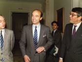 Visita do político francês Alain Juppé