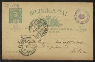 Bilhete-postal de Manuel Ramos a Teófilo Braga