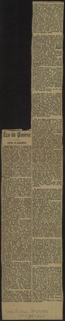 Eça de Queirós - Questão de naturalidade