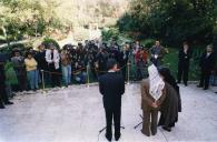 Visita de Yasser Arafat