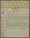 Carta de Livraria Chardron a Teófilo Braga