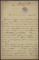 Carta de António Augusto de Almeida Morujão a Teófilo Braga