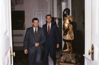 Visita de Carlos Alberto Wahnon de Carvalho Veiga a Portugal