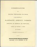 "Homenagem da Colonia Portuguesa da Bahia a Sua Excelencia o Almirante Américo Thomás Ministro da Marinha de Portugal quando de Passagem a Bordo do Paquete ""Santa Maria"""