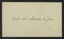 Carta de Carlos A. Montalto de Jesus a Teófilo Braga