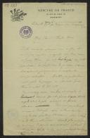 Carta de Philéas Lebesgue para Teófilo Braga