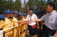 Visita a acampamento de escuteiros