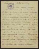 Carta de A. do Prado Coelho a Teófilo Braga