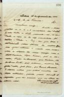 Cópia de carta de Manuel Teixeira Gomes para A. M. Teixeira