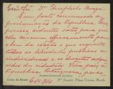 Carta do Joaquim Filipe Botelho a Teófilo Braga
