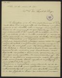 Carta de Joaquim Cardoso de Sousa Gonçalves a Teófilo Braga