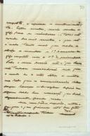 Cópia de carta de Manuel Teixeira Gomes para José Teixeira Gomes