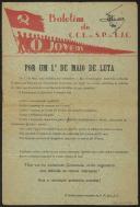 Por um 1.º de Maio de luta