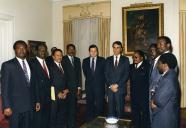 Visita dos membros das delegações do Governo angolano e da UNITA para a paz em Angola